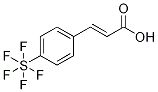 4-(Pentafluorosulfur)cinnamic acid Struktur