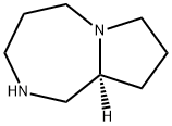 (9aS)-octahydro-1H-Pyrrolo[1,2-a][1,4]diazepine Struktur