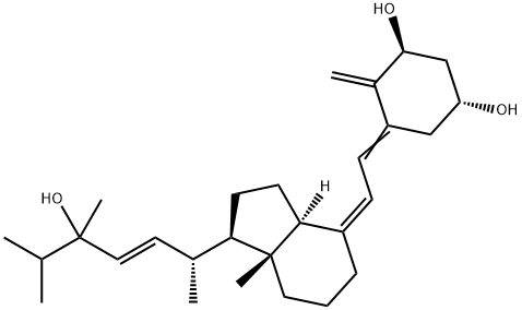 1,24-dihydroxyvitamin D2 Struktur