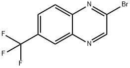 2-bromo-6-(trifluoromethyl)quinoxaline Struktur