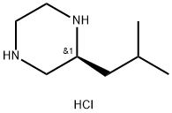 S-2-ISOBUTYL-PIPERAZINE-2HCl Struktur