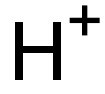 hydrogen(+1) cation Struktur