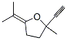 Furan, 2-ethynyltetrahydro-2-methyl-5-(1-methylethylidene)- (9CI) Struktur