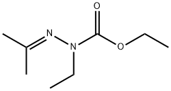 Hydrazinecarboxylic  acid,  ethyl(1-methylethylidene)-,  ethyl  ester  (9CI) Struktur