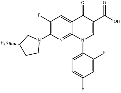 tosufloxacin Struktur