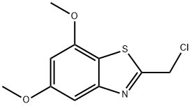 2-(CHLOROMETHYL)-5,7-DIMETHOXYBENZOTHIAZOLE Struktur