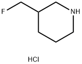 3-(FluoroMethyl)piperidine HCl Struktur