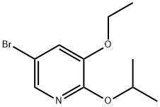 5-broMo-3-ethoxy-2-isopropoxypyridine Struktur