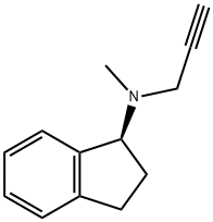 (S)-N-Methyl-N-(2-propynyl)-2,3-dihydroinden-1-aMine Struktur