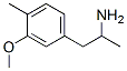 3-methoxy-4-methylamphetamine Struktur