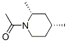 Piperidine, 1-acetyl-2,4-dimethyl-, cis- (9CI) Struktur