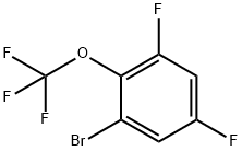 1-bromo-3,5-difluoro-2-(trifluoromethoxy)benzene Struktur