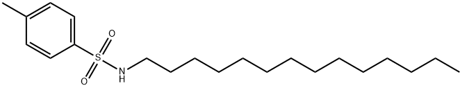 N-tetradecyl-p-toluenesulphonamide  Struktur