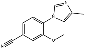 3-Methoxy-4-(4-methyl-1H-imidazol-1-yl)benzonitrile