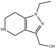 (1-ethyl-4,5,6,7-tetrahydro-1H-pyrazolo[4,3-c]pyridin-3-yl)methanol(SALTDATA: 2HCl) Struktur