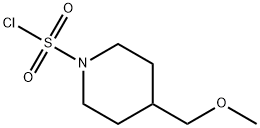 4-(methoxymethyl)-1-piperidinesulfonyl chloride(SALTDATA: FREE) Struktur