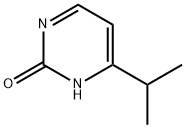 4-isopropyl-2-pyrimidinol(SALTDATA: 0.87HCl 0.27H2O 0.17NH4Cl) Struktur