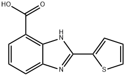 2-THIOPHEN-2-YL-3H-BENZOIMIDAZOLE-4-CARBOXYLIC ACID Struktur