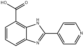 2-PYRIDIN-4-YL-3H-BENZOIMIDAZOLE-4-CARBOXYLIC ACID Struktur