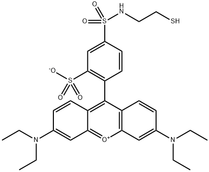 SULFORHODAMINEAMIDOETHYL MERCAPTAN Struktur