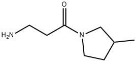 3-aMino-1-(3-Methyl-1-pyrrolidinyl)-1-Propanone Struktur