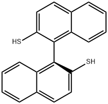 1,1-Binaphthalene-2,2-dithiol, (1S)- Struktur