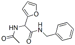 alpha-acetamido-N-benzyl-alpha-(furan-2-yl)acetamide Struktur