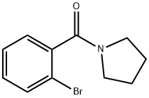 (2-BROMOPHENYL)(PYRROLIDIN-1-YL)METHANONE Struktur