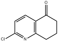 2-CHLORO-7,8-DIHYDRO-6H-QUINOLIN-5-ONE Struktur