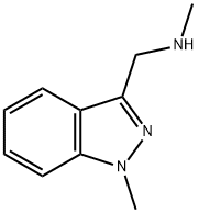 N-METHYL-N-[(1-METHYL-1H-INDAZOL-3-YL)METHYL]AMINE Struktur