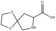 (S)-1,4-DITHIA-7-AZASPIRO[4.4]NONANE-8-CARBOXYLIC ACID Struktur