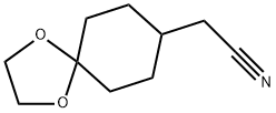 1,4-DIOXASPIRO[4.5]DECANE-8-ACETONITRILE Struktur