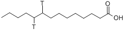 MYRISTIC ACID-[9,10-3H] Struktur