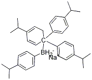 Borate(1-), tetrakis[4-(1-Methylethyl)phenyl]-,sodiuM (1:1) Struktur