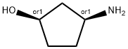 Cyclopentanol,3-amino-,(1R,3S)-rel-(9CI) Struktur