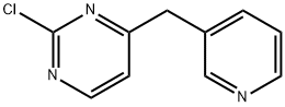 PyriMidine, 2-chloro-4-(3-pyridinylMethyl)- Struktur