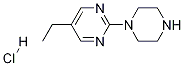 5-Ethyl-2-(piperazin-1-yl)pyrimidinehydrochloride Struktur