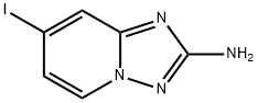 7-iodo-[1,2,4]triazolo[1,5-a]pyridin-2-amine Struktur