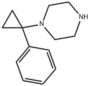 1-(1-PHENYLCYCLOPROPYL)PIPERAZINE Struktur