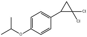 2-(4-(2,2-dichlorocyclopropyl)phenoxy)propane Struktur