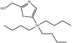 2-HydroxyMethyl-5-(tributylstannyl)thiazole Struktur