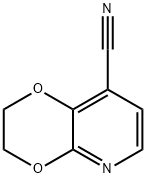 2,3-Dihydro-[1,4]dioxino[2,3-b]pyridine-8-carbonitrile Struktur