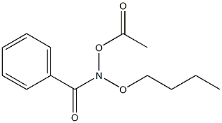 N-ACETOXY-N-BUTOXYBENZAMIDE Struktur