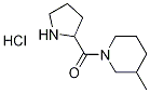 (3-Methyl-1-piperidinyl)(2-pyrrolidinyl)methanonehydrochloride Struktur