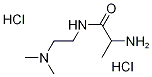 2-Amino-N-[2-(dimethylamino)ethyl]propanamidedihydrochloride Struktur