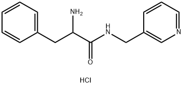 2-Amino-3-phenyl-N-(3-pyridinylmethyl)propanamidehydrochloride Struktur