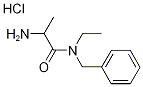 2-Amino-N-benzyl-N-ethylpropanamide hydrochloride Struktur