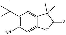 2(3H)-Benzofuranone, 6-aMino-5-(1,1-diMethylethyl)-3,3-diMethyl- Struktur