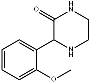 2-Piperazinone, 3-(2-Methoxyphenyl)- Struktur