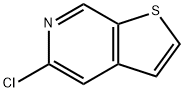 5-chlorothieno[2,3-c]pyridine Struktur